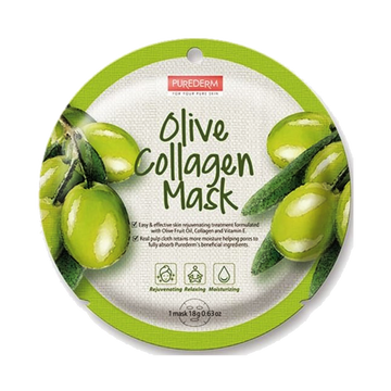 Purederm Collagen Mask – Olive 1 Mask 18g-  ADS809