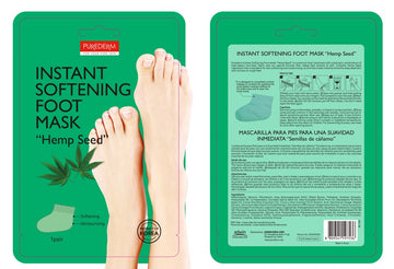 Purederm Detoxifying Foot Mask Hemp Seed-ADS736
