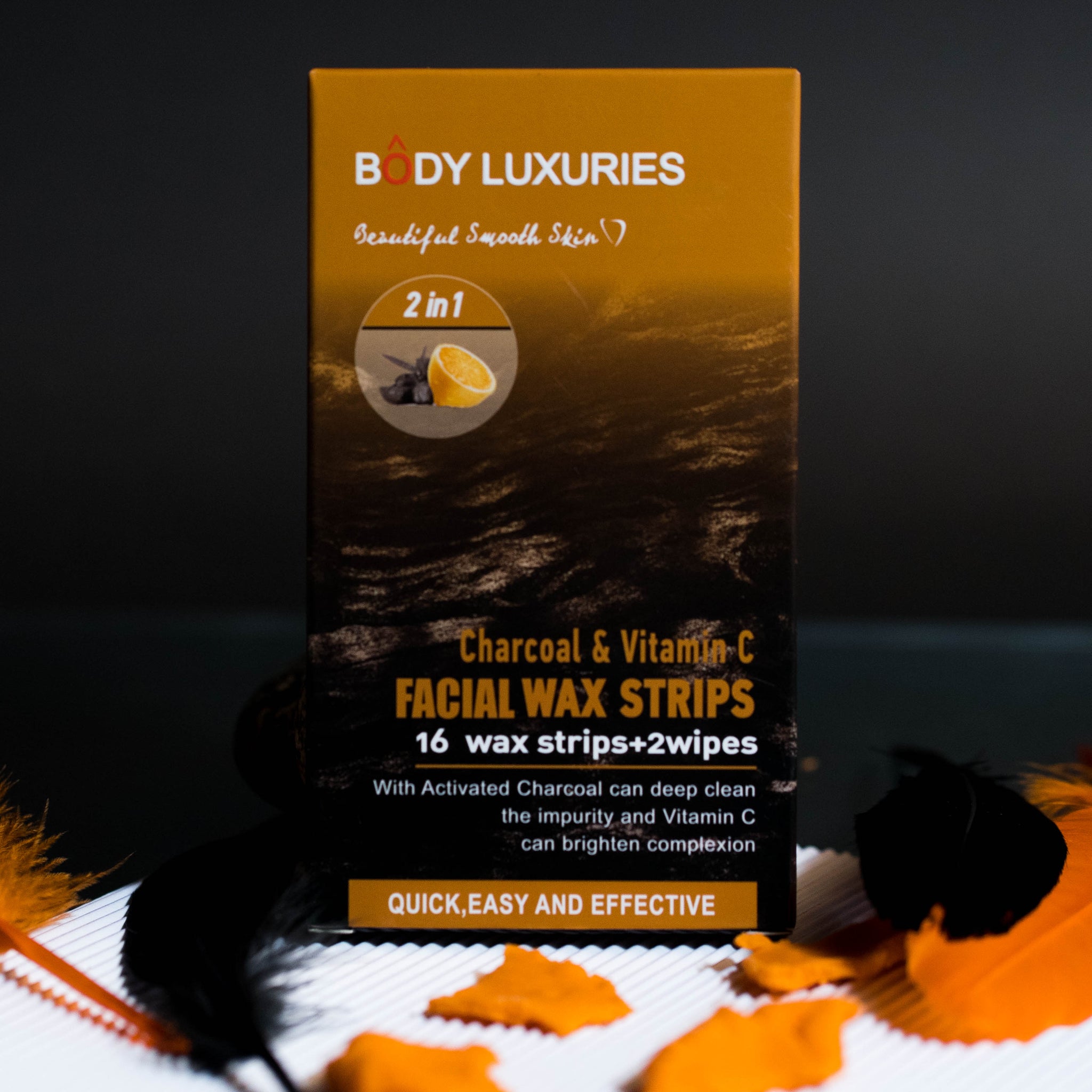 Body Luxuries Facial Charcoal Wax Strips