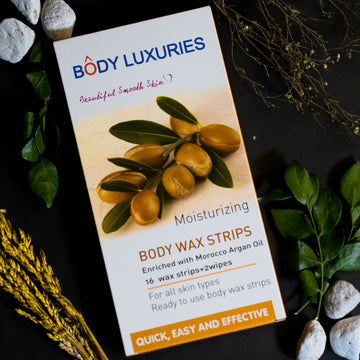 Body Luxuries Body Wax Strips – Argan Oil