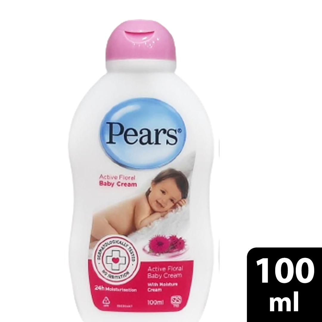 Pears Active Floral Baby Cream, 100ml