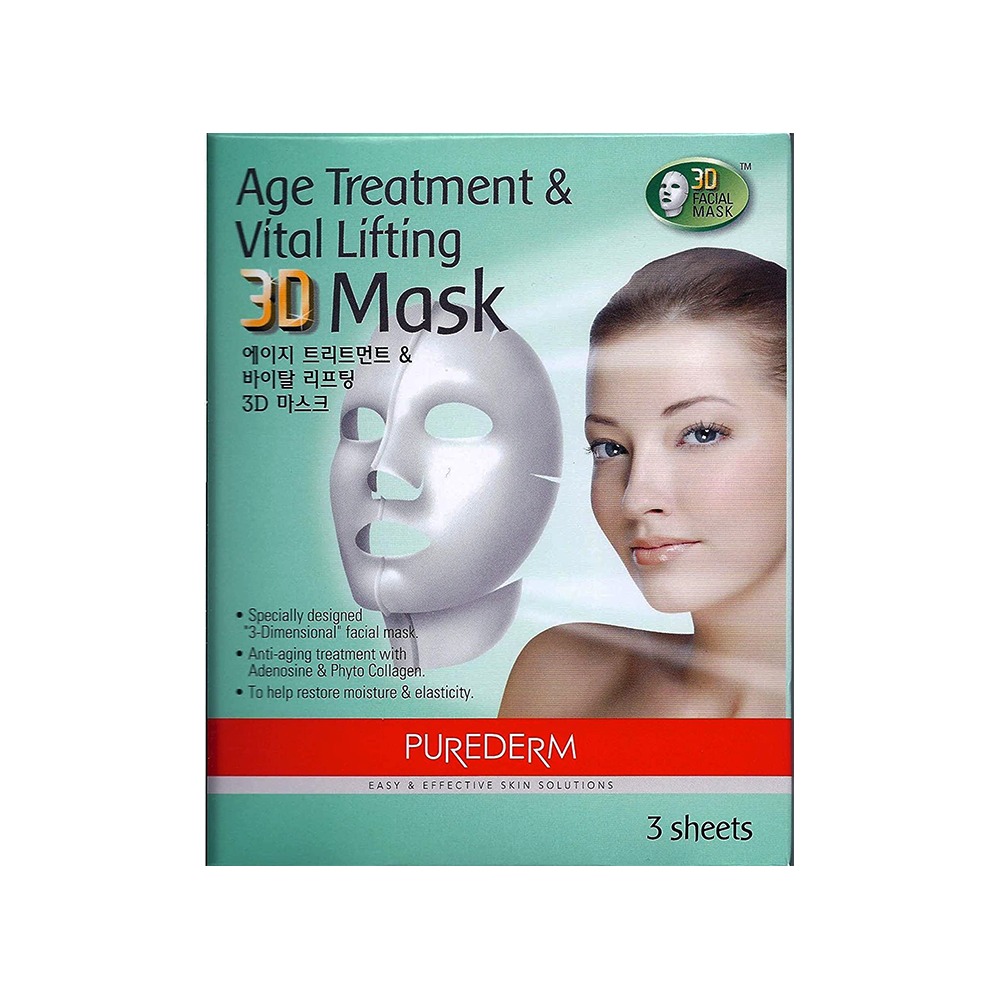 Purederm Age Treatment & Vital Lifting 3D Mask 3 Sheets-  ADS297