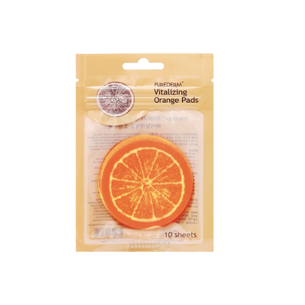 Purederm Vitalizing Orange Pads – 10 Sheets-  ADS201
